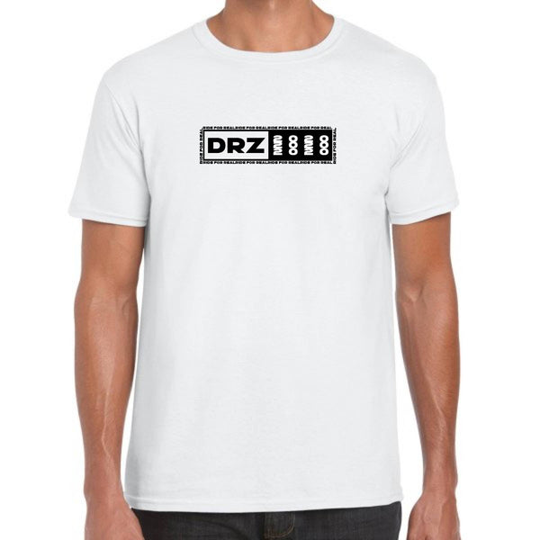 T-SHIRT RIDE FOR REAL BLANC/NOIR ™